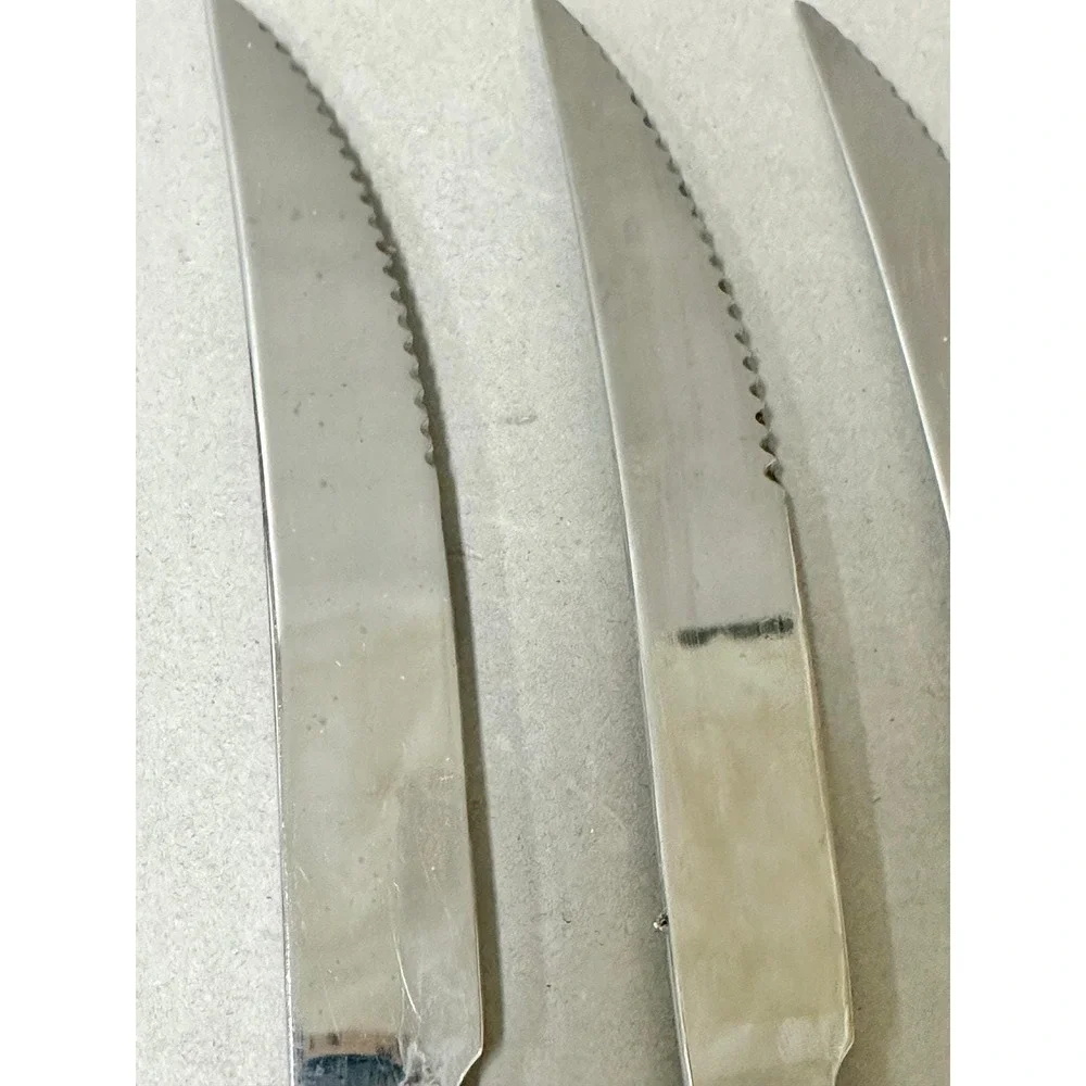 RSVP Indonesia TM Gold‎ Electroplate 34 Piece Floral Scroll Knives/Forks Holiday